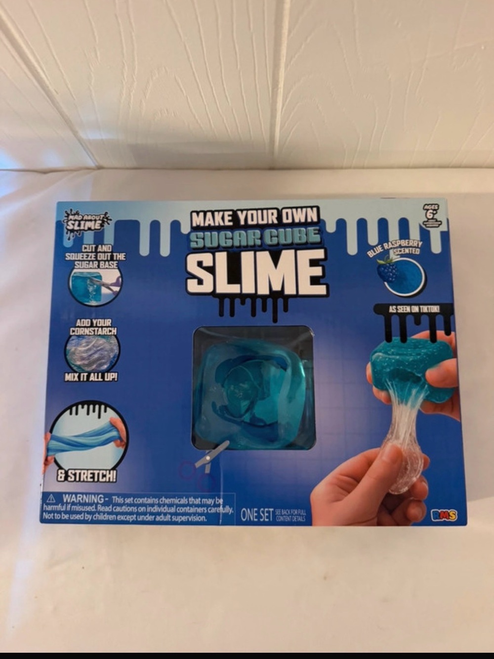 Sugar Cube Slime Kit - Blue Raspberry